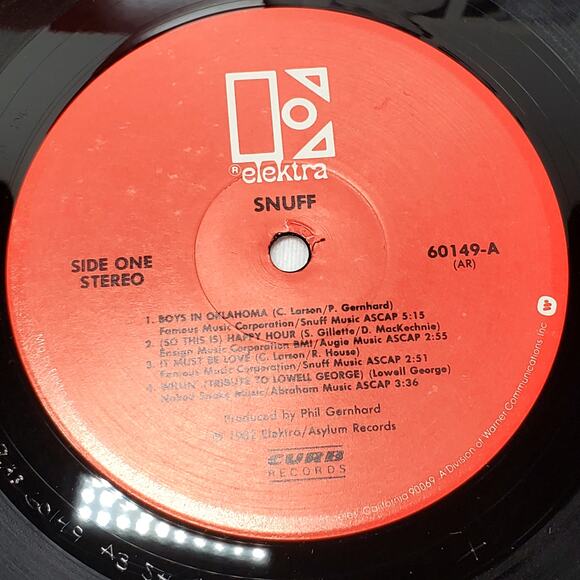 Vtg Elektra Snuff 60149-A Vinyl Record Signed Cecil Hooker 1982 Asylum Records - Picture 11 of 11